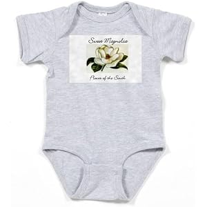 CafePress Sweet Magnolia Infant Creeper Infant Baby Bodysuit Romper