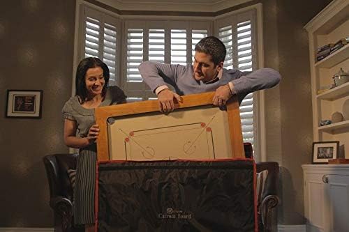 Uber Games, Padded Canvas Carrom Board Storage Carry Bag, Protects Your Boards and Allows Easy Transportation - Image 5