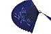 Amajiji Chinese Japanese Folding Hand Fan for Women,Vintage Retro Style 8.27