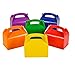 Tytroy Cardboard Bright Rainbow Colored Party Favor Treat Boxes (12 Pieces)