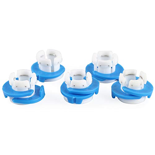 BCZAMD White Bowden Tube Clamp Blue Pipe Horse Clip Fixed 6mm for Ultimaker 3D Printers Parts Shoe Coupling Collet Parts Accessories - Thumbnail 4