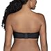 Vanity Fair Women's Beauty Back Strapless Full Figure Underwire Bra 74380, Midnight Black, 44C