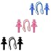 3 Pairs of IPOW Soft Silicone Swim Nose Clip+Ear Plugs Set for Swimming Comfortable for Adults & Kids,3 Colors for Pink,Blue and Black