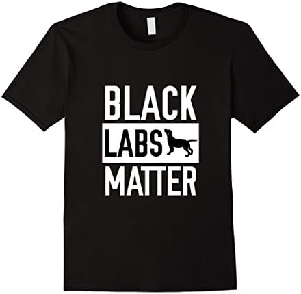 Mens Black labs Matter Dog T-shirt Labrador Retriever XL Black