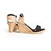 VISCATA Cadaques Soft Ankle-Tie, Open Toe and Stylish Espadrilles with 3-inch Heel Made in Spain