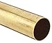 OnlineMetals Brass Round Tubing, H58 Temper, 1/4
