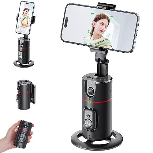 360 Face Tracking Tripod for Phone: Auto Motion Tracking Phone