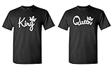 King and Queen - Couples Two T-Shirt Combo Pack