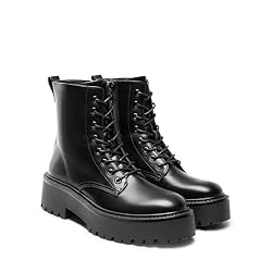 DREAM PAIRS Women's Lace up Combat Ankle Boots