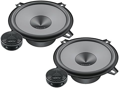 Hertz Uno Speaker K130 13 cm 440 W Kompo System with Installation Kit for BMW 3 Series Coupe E46 04/1999-06/2006 Front and Rear Doors/Car Boot
