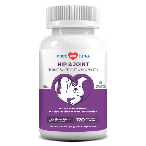 Joint Supplement for Dogs 120 Chewable Tablets Glucosamine for Dogs