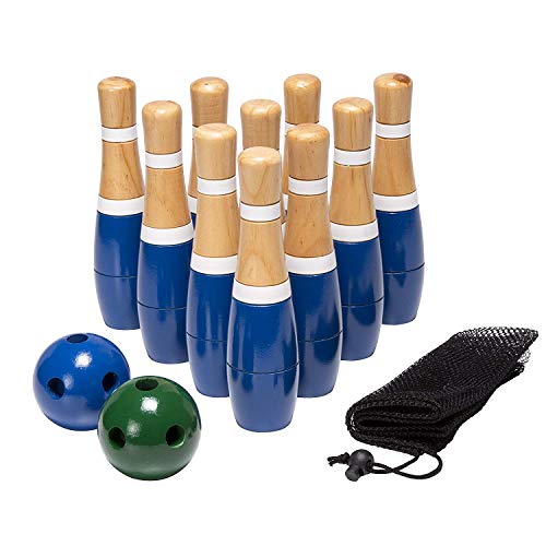 image for Hey! Play! Trademark Global - Toys Lawn Bowling Game/Skittle Ball- Ind