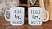 I Like His Beard, I Like Her Butt Couples Mug - Funny Couple Mug - (2) 11OZ Coffee Mug - Funny Mug Set - Mugs For boyfriend and Girlfriend and Husband and wife - By AW Fashions