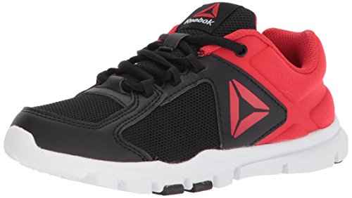 Reebok Unisex Yourflex Train 9.0 Cross Trainer, Black/Primal red/White, 3.5 M US Little Kid Reebok Unisex Yourflex Train 9.0 Cross Trainer, Black/Primal red/White, 3.5 M US Little Kid