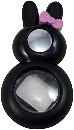 Eleshroom Instax Close Up Selfie Lens, Rabbit Style Selfie Lens for Fujiflim Instax Mini 7s Mini 8 --- With Self-portrait Mirror (Black)