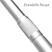 Anley 5 Feet Wall Mount Flagpole, Aluminum Flag Pole with Rotating Rings - Weather Resistant & Rust Free - Gold Ball Top