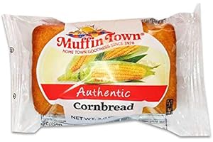 Muffin Town Cornbread Snack Loaves 36 Loaves Per Case - 3 Oz Per Serving