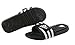 adidas Adissage Slides Sandal, Core Black/White/Black, 5 US Unisex Big Kid