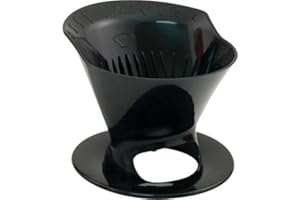 Melitta 64007 1 Cup Black Pour-Over Coffee Brew Cone