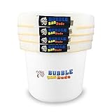 BUBBLEBAGDUDE All Mesh 1 Gallon 4 Bag Herbal Hash Ice Extractor Kit - Comes with Pressing Screen and Storage Bag