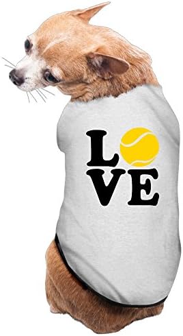 Rappy Dog's Tennis Love Matches Logo Dog Coat