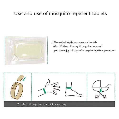 Anti Mosquito Spray Baby 5PC Refill Repellent Anti Mosquito for Wrist Band Mosquito Bracelet Repeller Baby Products White 5PC