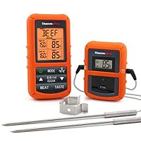 ThermoPro TP20 Wireless Remote Digital Cooking Food Meat Thermometer with Dual Probe for Smoker Grill BBQ Thermometer