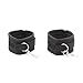 Nomisex Bed Restraint Kit with Hand Cuffs and Ankle Cuffs Sexul BDSMS Spreader Bedroom Bondage Restraint System Set with Velcro Adjustable for Sex Play Includes Mask Black