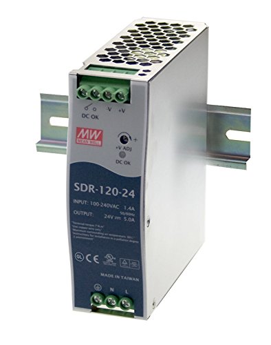[PowerNex] Mean Well SDR-120-24 24V 5A 120W Single Output Industrial DIN RAIL with PFC Function Power Supply