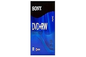 Sony DVD+RW 4X 4.7 GB Rewriteable (5-Pack)