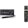ghd Chronos Power DUO All Hair Types - 1" Flat Iron Black with Bodyguard Heat Protectant for All Hair Types (4.0 Fl Oz)