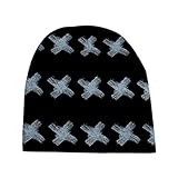 New Toddler Kids Girls Boys Winter Warm Crochet Knit Hat Beanie Cap by FEITONG (Black)