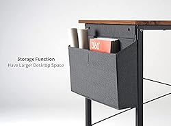CubiCubi 47 Inch Small L Shaped Computer Desk with