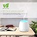 InnoGear Essential Oil Diffuser with Bluetooth Speaker Ultrasonic Cool Mist Humidifier 200ml Aromatherapy Aroma Diffusers with Music 7 Color LED Lights 4 Timers Waterless Auto Shut-off