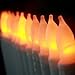 Flameless Taper LED Candles by LampLust | Ivory Drip Finished, 6