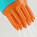 Boon Scrubble Interchangeable Bath Toy Squirt Set,Orange