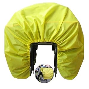 Nobranded Bike Rain Cover,100% Waterproof Material,Bicycle Rear Seat Carrier Bag Double Pannier Rain Cover