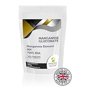Manganese Gluconate 122mg 180 Tablets Manganese Element 14mg Health Supplements Nutrition – Healthy Mood