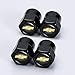 Kaolele 4 Pcs Metal Car Wheel Tire Valve Stem Caps for Chevrolet Car Silverado Colorado Suburban Tahoe Malibu Camaro Cruze Equinox Sonic Logo Styling Decoration Accessories