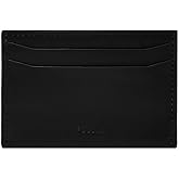 Fossil Men's Westover Leather Card Case with Money Clip, Black