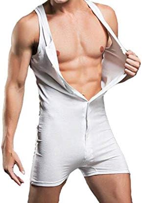 GOUNURE Mens Shaper Bodysuit Jumpsuit Wrestling Singlet Underwear Shapewear