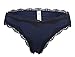 ALove Womens 4 Pack Lace Trim Panties Briefs Low Rise Underwear Hipsters