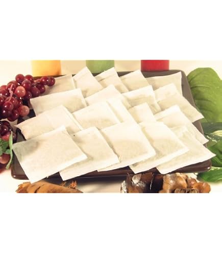500pcs Empty Heat Seal Tea Bags – 5.5x6.2cm Non-Woven Filter Bags For Loose Tea & Herbs