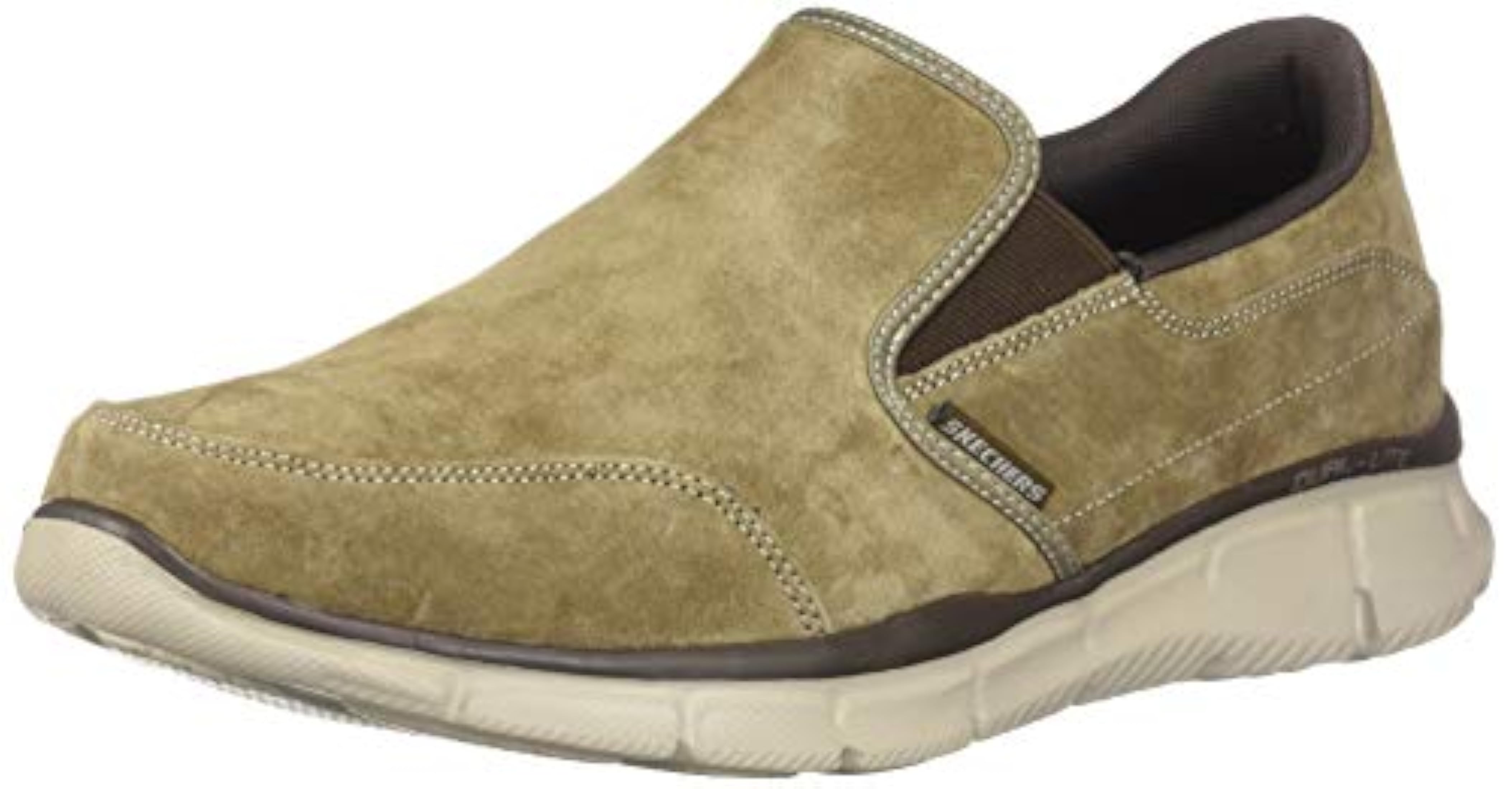 Skechers Sport Men's Equalizer Mind Game SlipOn Loafer,Brown Suede