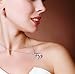 Mother’s Day Gift ''External Love'' Water-drop Shape Crystal Pendant Necklace for Women