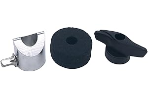 TUOREN Drum Cymbal Clamp Set Holder Adapter Compatible with CY Series CY-8 CY-12 CY-13 CYM-10 Cymbals Accessories