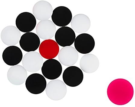 Sajani Carrom Coins of High Class Transparent Plastic (Pack of 25 with 1 Striker)