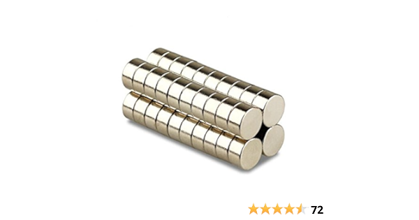 Magnetastico® | 5 Piezas imanes de neodimio N52 Discos ...