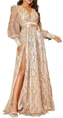 boutique sequin long sleeve maxi bridesmaid dress Maya Sequin Long Sleeve Maxi Bridesmaid Dress