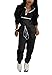 VOIKERDR Women 2 Piece Outfits Tracksuit Jumpsuits Lightweight Windbreaker Pullover Jacket Crop Top Pants Set